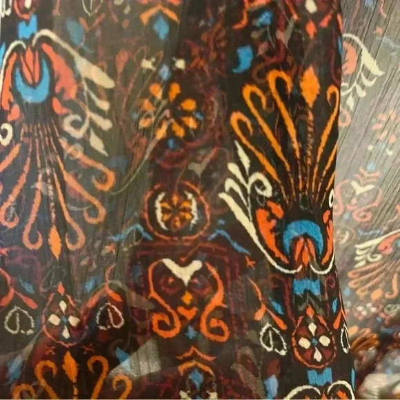 Kut from the Kloth sheer black long sleeve blouse size medium - Picture 4 of 10